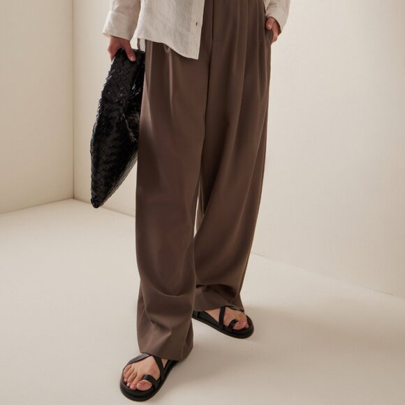 A.Emery Jalen Slim Leather Sandals and Dustbags - Picture 2 of 4